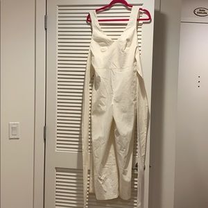 Club Monaco White Jumpsuit